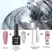 MIZHSE Crystal Cat Eye Gel Nail Polish Set with Cat Eye Gel, Glitter, and 2 Magnet Sticks - Sparkle and Shine with this UV LED Nail Art Gift Set - Buy Online on GoSupps.com