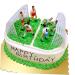 Ciieeo 8pcs Football Cake Decor Cake Decorating Kit Soccer Cake Soccer Player Cake Decor Appetizer Picks Soccer Cupcake Topper Cake Decoration Dessert Toppers Soft Paper Cup