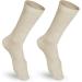 Truform Compression Socks - 15-20 mmHg Crew Length Mid-Calf Cushion Foot Tan Large (Pack of 2) - Ideal for Men - Buy Online on GoSupps.com
