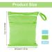 Fingertoys Waterproof Fabric Diapers & Nasbagen Large Wet/Dry Cloth Diaper Bag - Reusable Baby Travel Essentials (Light Blue & Green) - Buy Online on GoSupps.com