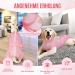 Slowton Post-Op Dog Suit - Soft Breathable Leak Protection Anti-Lick Zippered E-Collar Alternative - XL Pink for Male Dog After Castration - Buy Online on GoSupps.com