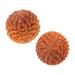 Frcolor 4 pieces massage globe Handmilling balls Mini exercise ball massage ball decompression ball walking aid handicrafts fitness supply wooden trade shaped massage device fascia gymnastics ball