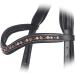 Exionpro Elegant Crystal Headband for Horses | Soft Padded in Bright Peach Burgundy & Topaz | Oversize Warmblood Oak Brown - Buy Online on GoSupps.com