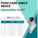 PUSH Care Ankle Brace (Left Size 3) - Premium Support & Comfort for Injury Recovery | International Shipping Available - Buy Online on GoSupps.com