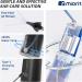 Electric Ear Wax Removal - Water Powered Ear Cleaner Kit with 6 Reusable Tips - Safe & Effective Ear Irrigation System for Adults (Black - Buy Online on GoSupps.com
