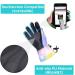 Azarxis Warm Thermal Ski Gloves for Kids - Windproof Winter Gloves for Boys & Girls (Age 9-13) - Hellblau S - Buy Online on GoSupps.com