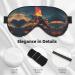 SSIMOO Volcano Soft Sleep Eye Mask - Breathable Black Eye Patch for Women | Perfect for Travel & Relaxation - Buy Online on GoSupps.com