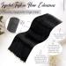 Shop Laavoo Invisible Tape Extensions - Real Human Hair Black #1 Seamless Remy Virgin 5pcs 1.25g 55cm - Buy Online on GoSupps.com
