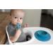 ezpz Tiny Bowl (Blue) - Silicone Suction Bowl for Baby Led Weaning - 6 Months - Buy Online on GoSupps.com