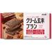 Asa hi Cream Genmai Bran Cacao Protein Bar 72g (Pack of 6) Delicious Crunchy Cacao Flavored Brown Rice & Wheat Bran with Chocolate Cream Japanese Nutrition Cereal Bar Snacks MADE IN JAPAN Limited Stock