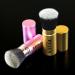 PUEEN Synthetic Hair Retractable Round Top Kabuki Brush and Flat Top Kabuki Brush Set