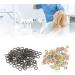 500pcs 1/8 Inch Black Elastic Bands for Braces & Hair Styling | Portable & Professional Dental Rubber Bands | Dreadlocks & Hair Braids Accessories with Free Elastic Placer - Buy Online on GoSupps.com