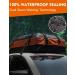 FIVKLEMNZ 15 Cubic Rooftop Cargo Carrier | Waterproof Soft Car Roof Rack Cargo Bag | 15 Cubic Feet Capacity with Anti-Slip Mat & 8 Straps | Universal Fit for All Vehicles - Buy Online on GoSupps.com