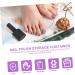  ARTSEWPLY 10 Pieces Bottle Nail Polish Nail Gel Builder Holder For Nail Polish Refillable Nail Polish DIY Nail Couture Gel Nail Polish Package Nail Bottles Para Plastic P.p Black - Buy Online on GoSupps.com