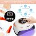 180W Professional UV Nail Lamp with 57pcs Lamp Beads | Fast Curing Nail Dryer | 4 Timers Gel Nail Light | for Gel Nail Polish Kit | Home Salon Nail Art Tools - Buy Online on GoSupps.com