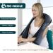 Shiatsu Neck Massager with Heat - Deep Tissue Back & Neck Massager for Shoulders, Feet, Legs - Electric Massager Gift for Women/Men/Mom/Dad - Navy - Buy Online on GoSupps.com