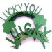 hgnxa Saint Patricks Day Green Glitter Tinsel Headband Head Bopper Irish Party Lucky Shamrock Hair Hoop Costume Accessory Type1 - Buy Online on GoSupps.com