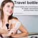 Travel Size Containers - 100ml Empty Travel Dispenser Bottle - Refillable Cosmetic Dispensers for Liquid Lotions Cream Toner Body Soap - Buy Online on GoSupps.com
