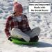 Flexible Flyer Round Flying Saucer Snow Sled - 26 Inch Orange Disc Racer for Kids 4 and Up - Buy Online on GoSupps.com