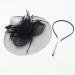 Jzk Vintage Flower Fascinator Headband & Clip - Elegant Spring Hair Accessories for Weddings & Cocktail Parties (Black Veil) - Buy Online on GoSupps.com