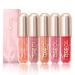 Skynest Derol Lip Plumper by Btspring  5pcs Lip Plumping Lip Gloss  Derol Lip Plumper Gloss  Glitter Lip Gloss  Lip Care Serum  Moisturizing & Reduce Fine Lines Tinted Lipgloss (0.19OZ/pcs)