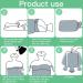 Buy Cisixin Dino Hot Water Bottle 400ml - Cozy Plush Cover for Children & Adults | Best International Shipping - Buy Online on GoSupps.com