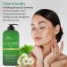 Being Naturals Aloe vera Gel - from 100% Pure Organic Aloe Infused with Snail Mucin/Centella Asiatica - Natural Raw Moisturizer for Face Body Hair. Perfect for Sunburn Acne Razor Bumps 16.9 fl oz - Buy Online on GoSupps.com