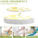 3-Pack Cleaning Kitchen Sponges Oval Whole Lemons and Slices Kitchen Cellulose Dishwashing Wood Pulp Cotton - Buy Online on GoSupps.com