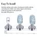 Blulu 6 Sets Nail Tips Stand Holder - Magnetic Acrylic Nail Practice Display for DIY Nail Salon - Silver - Buy Online on GoSupps.com