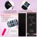 20Pcs Semi Cured Gel Nail Polish Strips Works with Any Nail Lamps Self-Adhesive Gel Nail Stickers Salon-Quality Long Lasting Waterproof Gel Nail Polish Wraps - Blue Marble Easy to Apply & Remove - Buy Online on GoSupps.com