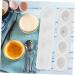 HOMSFOU Brownie Pan with Dividers Silicone Sphere Biscuit Molds Baking Round Dessert Molds Baking Silicone Molds Chocolate Dessert Silicone Cake Molds Bakery White Silica Gel Mousse Pie 3D - Buy Online on GoSupps.com