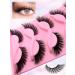 Buy Fox Eye Lashes - Wispy 20mm Cat-Eye Faux Mink False Eyelashes | Angel Wing Natural Look - 5 Pairs Pack (XF01) - International Shipping Available - Buy Online on GoSupps.com