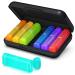Barhon Large Pill Organizer 2 Times a Day Medicine Pill Organizer Weekly 7 Day Travel Pill Organizer AM PM Pill Box for Vitamin Supplements Fish Oil (Black)