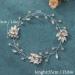 EASEDAILY Rhinestone Bride Wedding Hair Vine - Silver Leaf Crystal Headpiece for Women and Girls - Buy Online on GoSupps.com