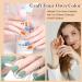 Gel Nail Polish Kit with 72W UV Lamp | Macaron Colors | Glossy & Matte Finish | Manicure DIY Set - Buy Online on GoSupps.com