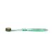 Novacare toothbrush with refined gold & bamboo charcoal bristles (green)