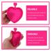 Beaupretty Heart-Shaped Makeup Brush Cleaning Pad | Silicone Cleaner Mat for Cosmetic Brushes & Palettes - Perfect Grooming Tool - Buy Online on GoSupps.com