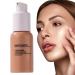 Liquid Foundation Makeup | 30ml Water-Resistant Face Concealer Oil-Regulating Lightweight Texture Men and Women Discreet Even Complexion