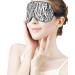 Premium Snake Skin Pattern Sleep Mask for Women - Adjustable Eye Shades with Elastic Strap for Ultimate Comfort - Buy Online on GoSupps.com