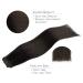 Premium 55cm Dark Brown Remy Clip-In Hair Extensions - 120g 7PCs | Natural Echo Extensions - Buy Online on GoSupps.com