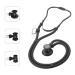 MDF Sprague Rappaport Dual Head Stethoscope with Adult, Pediatric, Infant Convertible chestpiece - All Black (MDF767-BO) All Black (BlackOut)