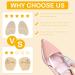 3 Pair Metatarsal Pads for High Heels | Comfort Insoles & Foot Cushions for Pain Relief | Morton's Neuroma & Forefoot Pads - Beige - Buy Online on GoSupps.com