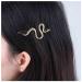Inilbran Vintage Snake Hair Clip Barrette Gold Snake Hair Barrettes French Serpent Hairpin Barrette Decorative Bobby Pins Hair Accessories for Women and Girls Headdress