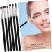 SOESFOUFU 6pcs Flat Eyebrow Brush Eyeliner Tool Eye Brush Travel Makeup Brush Makeup Tool Black Wooden Handle - Buy Online on GoSupps.com