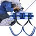 Transfer and Walking Gait Belt with Handles - for Patient Care Secure Aide Transfer Sling - Pediatric Elderly Walking Standing Rehabilitation Belt (Blue) S