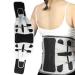Lower Back Brace Lower Back Stretcher | Waist Lumbar Lower Back Support Belt for Women Men Back Reliever Spinal Belt Back Relief Strap Black A