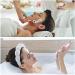 Spa Headband Set for Women - Soft Terry Cloth Headband for Face Washing and Makeup - Bubble Skincare Headband with Wristbands - Black+White - Perfect Gift Idea - Buy Online on GoSupps.com