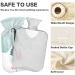 Buy Cute Scandinavian Hot Water Bottle Soft Fleece Cover 2L | Hot & Cold Compress - Buy Online on GoSupps.com