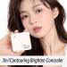 Multi Use Pot Concealer - 3 Shade Corrector Palettes Smooth Blendable Texture Lightweight Foundation Cream for Blemishes Redness | Concealer Palette for Face Tone Dark Circles Skin Coverage Beauty - Buy Online on GoSupps.com