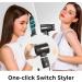 Hair Dryer Brush Hot Air Styler Set - 7 in 1 Ionic Hairdryer with Diffuser, Straighteners, Blow Dryer, Curler - Black - Buy Online on GoSupps.com